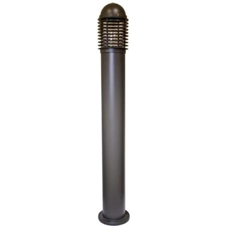 Feeltheglow Powder Coated Cast Aluminum Bollard Light, Bronze - 43.25 x 6.69 x 6.69 in. FE2563020
